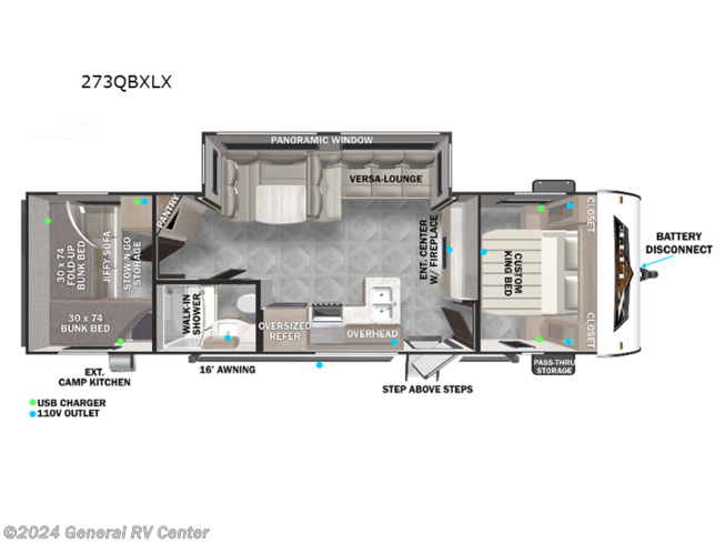 2024 Forest River Wildwood X-Lite 273QBXLX RV for Sale in North Canton ...