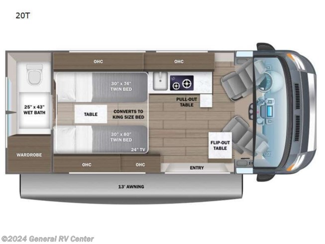 2024 Entegra Coach Ethos 20T - New Class B For Sale by General RV Center in North Canton, Ohio