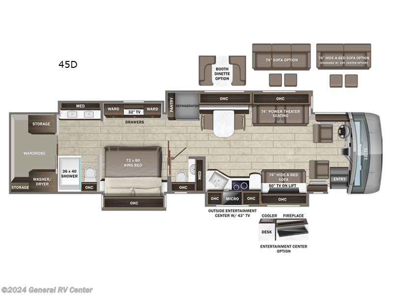 2025 Entegra Coach Cornerstone 45D RV for Sale in North Canton, OH