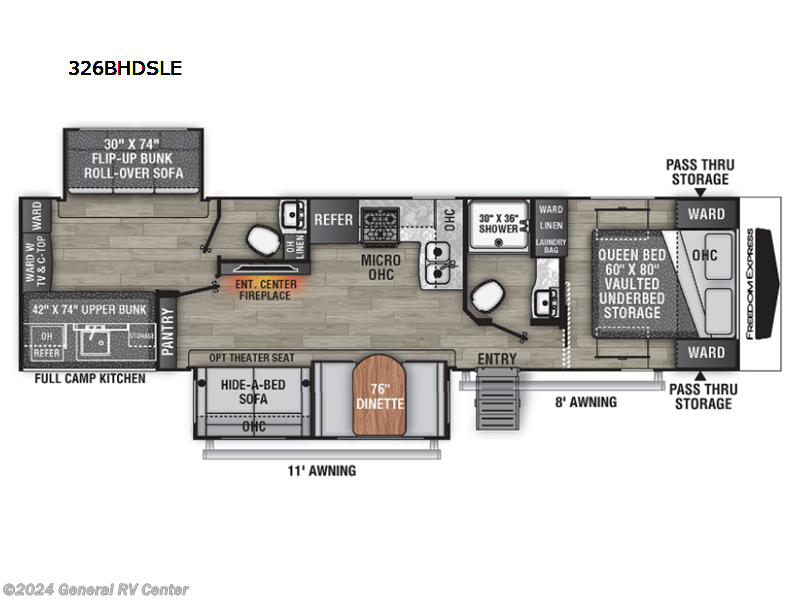 2023 Coachmen Freedom Express Maple Leaf Edition 326BHDSLE RV for Sale ...