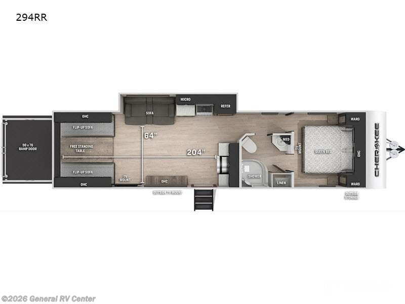 2021 Forest River Cherokee 294RR - Used Travel Trailer For Sale by General RV Center in North Canton, Ohio