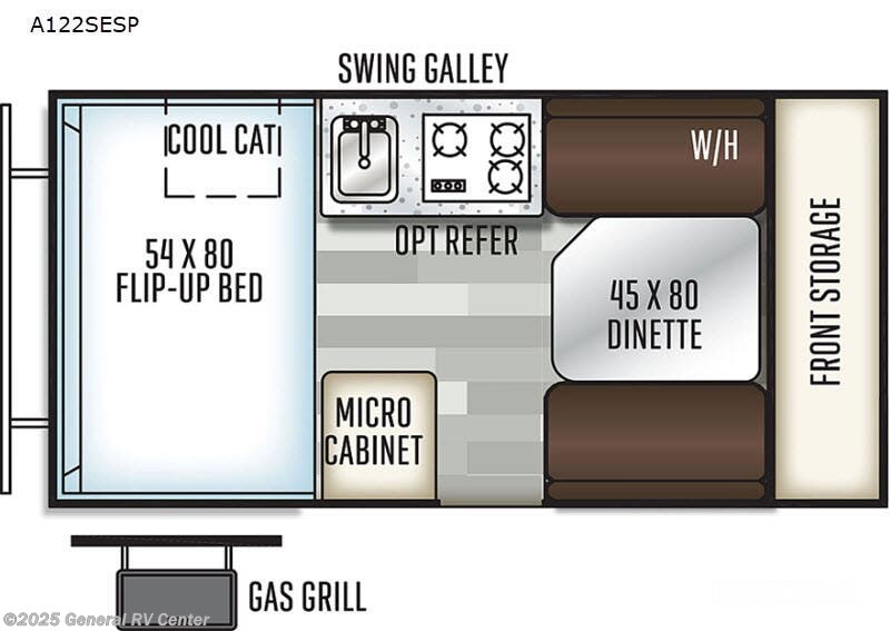 2021 Forest River Rockwood 122AS - Used Popup For Sale by General RV Center in North Canton, Ohio