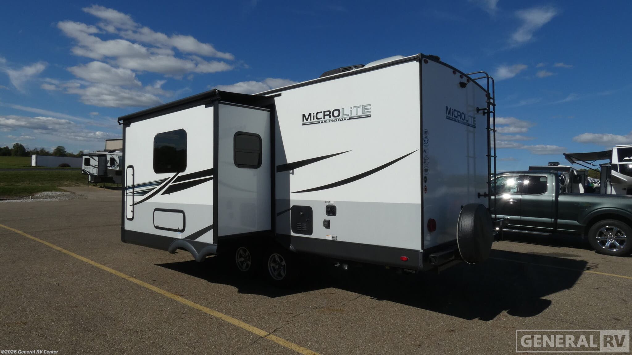 2021 Flagstaff Micro Lite 25BDS by Forest River from General RV Center in North Canton, Ohio