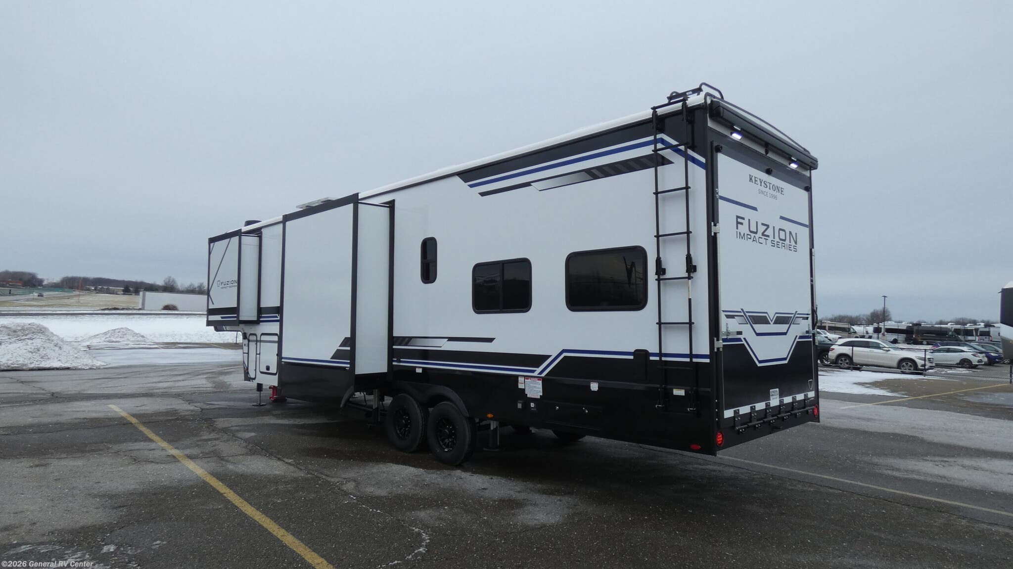 2026 Fuzion Impact Edition 337 by Keystone from General RV Center in North Canton, Ohio
