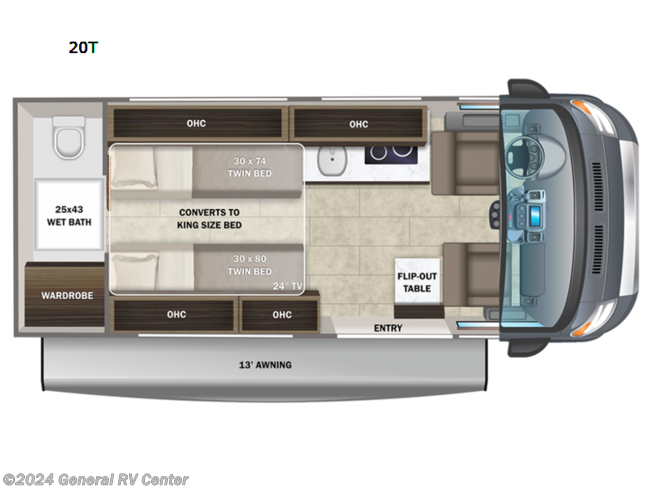 2024 Entegra Coach Ethos 20T - New Class B For Sale by General RV Center in Orange Park, Florida