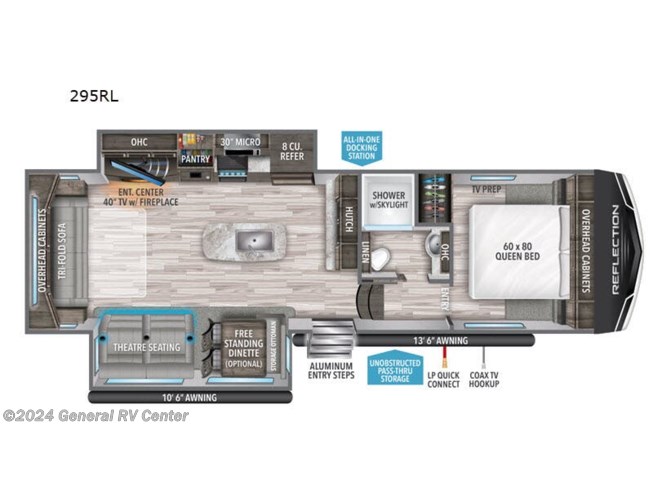 2021 Grand Design Reflection 150 Series 295RL - Used Fifth Wheel For Sale by General RV Center in Orange Park, Florida