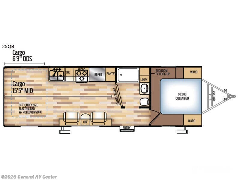 2018 Coachmen Adrenaline 25QB - Used Toy Hauler For Sale by General RV Center in Orange Park, Florida