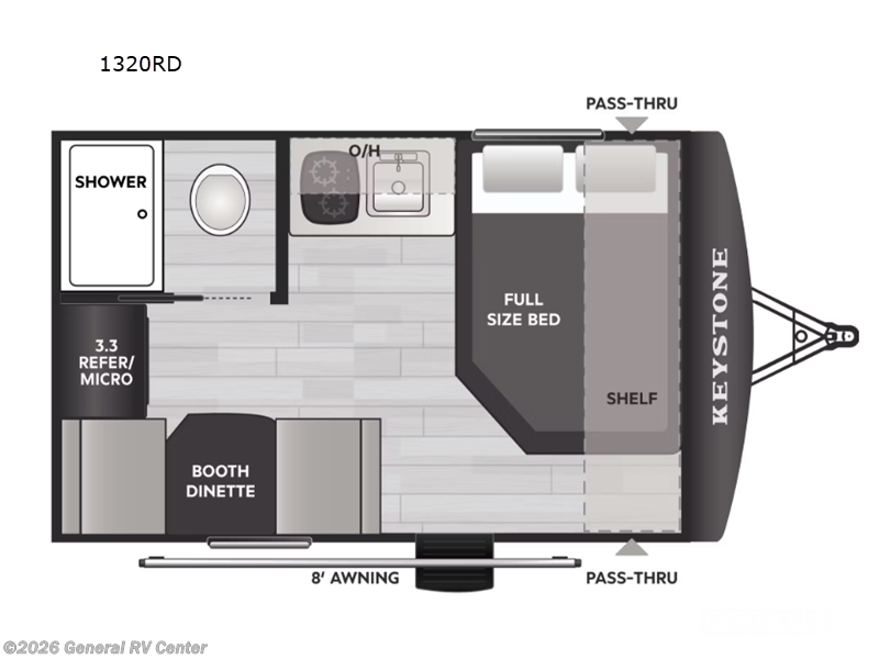 2026 Keystone Springdale 1320RD - New Travel Trailer For Sale by General RV Center in Orange Park, Florida