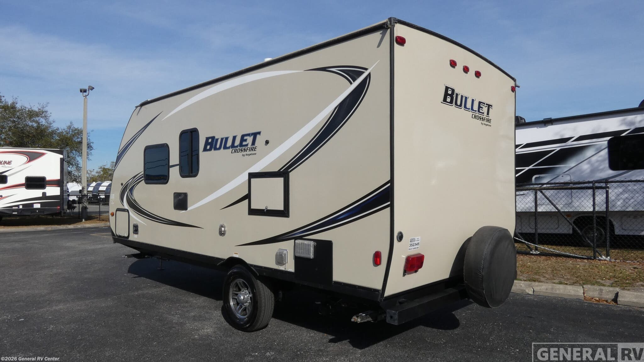 2018 Bullet Crossfire 1800RB by Keystone from General RV Center in Orange Park, Florida
