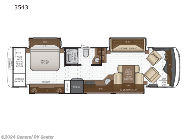 2023 Newmar New Aire 3543 - New Class A For Sale by General RV Center in Huntley, Illinois