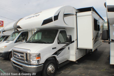 &lt;p&gt;&lt;span style=&quot;font-family: verdana, geneva, sans-serif; font-size: 12pt;&quot;&gt;Chassis Brand Ford, Engine Type V8, Chassis Model E450, 7.3 Litres, 1 Slide, Slide Topper, Awning, Air, Furnace, Back Up Camera, Back Ladder, Bunk Over Cab, Back Bed, Back Bathroom, U-Shaped Dinette, Double Sink, Oven/Stove, Refrigerator, Microwave, Sleeps 6, GVWR: 7,500#.&lt;/span&gt;&lt;/p&gt;
&lt;p style=&quot;language: en-US; margin-top: 0pt; margin-bottom: 0pt; margin-left: 0in; text-indent: 0in;&quot;&gt;&lt;span style=&quot;font-size: 12pt; font-family: verdana, geneva, sans-serif; color: black; font-weight: bold;&quot;&gt;Town and Country&amp;rsquo;s &amp;ldquo;Out-the-Door Pricing&amp;rdquo;.&lt;/span&gt;&lt;/p&gt;
&lt;p style=&quot;language: en-US; margin-top: 0pt; margin-bottom: 0pt; margin-left: 0in; text-indent: 0in;&quot;&gt;&lt;span style=&quot;font-size: 12pt; font-family: verdana, geneva, sans-serif; color: black;&quot;&gt;Unfortunately, many other dealers add on extra fees to their customer&amp;rsquo;s camper purchases at the time of closing, potentially costing the customers hundreds, possibly, thousands of dollars.&amp;nbsp; We do not!&amp;nbsp; &lt;br&gt;The best way to protect yourself from this happening to you is to ask for the dealer&amp;rsquo;s &amp;ldquo;Out-the-Door Price&amp;rdquo;.&amp;nbsp;&amp;nbsp; Town and Country RV will always be happy to give you our &amp;ldquo;Out-the-Door price&amp;rdquo;! &lt;/span&gt;&lt;/p&gt;