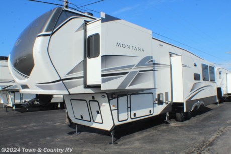 &lt;p class=&quot;MsoNormal&quot;&gt;It&amp;rsquo;s RV show time!&amp;nbsp; You&amp;rsquo;ve been to a show and have seen the &amp;ldquo;sale&amp;rdquo; prices that the dealers are offering.&amp;nbsp; But, how do you really know that getting your best deal?&lt;/p&gt;
&lt;p class=&quot;MsoNormal&quot;&gt;Town and Country RV is a family owned, low-pressure dealership that that would like to help you determine if you&amp;rsquo;re getting the great deal that you were expecting. Call or email us today and tell us what RV that you are interested in and we will happily give you our lowest Out-the-Door Price on any of our new or used RVs.&lt;/p&gt;
&lt;p class=&quot;MsoNormal&quot;&gt;And, unlike many other dealers, our Out-the-Door Price doesn&amp;rsquo;t have any strings attached. Even though we have extremely competitive rates and terms through our many lenders, you are not required to finance through our dealership to receive our best price. Many other dealers require you to take a much higher rate loan to get their best price.&amp;nbsp; Over time that can cost you thousands of dollars!&amp;nbsp;&lt;/p&gt;
&lt;p style=&quot;language: en-US; margin-top: 0pt; margin-bottom: 0pt; margin-left: 0in; text-indent: 0in;&quot;&gt;&lt;span style=&quot;font-size: 14px; font-family: verdana, geneva, sans-serif; color: black; font-weight: bold;&quot;&gt;&lt;span style=&quot;font-size: 11.0pt; line-height: 115%; font-family: &#39;Calibri&#39;,sans-serif; mso-fareast-font-family: Aptos; mso-fareast-theme-font: minor-latin; mso-ansi-language: EN-US; mso-fareast-language: EN-US; mso-bidi-language: AR-SA;&quot;&gt;Call or email today&amp;hellip; giving us a few minutes of your time can save you thousands!&lt;/span&gt;&lt;/span&gt;&lt;/p&gt;
&lt;p style=&quot;language: en-US; margin-top: 0pt; margin-bottom: 0pt; margin-left: 0in; text-indent: 0in;&quot;&gt;&amp;nbsp;&lt;/p&gt;
&lt;p style=&quot;language: en-US; margin-top: 0pt; margin-bottom: 0pt; margin-left: 0in; text-indent: 0in;&quot;&gt;&lt;span style=&quot;font-size: 14px; font-family: verdana, geneva, sans-serif; color: black; font-weight: bold;&quot;&gt;Options included in this price:&lt;/span&gt;&lt;/p&gt;
&lt;p style=&quot;language: en-US; margin-top: 0pt; margin-bottom: 0pt; margin-left: 0in; text-indent: 0in;&quot;&gt;&lt;span style=&quot;font-size: 14px; font-family: verdana, geneva, sans-serif; color: black; vertical-align: baseline;&quot;&gt;Woodcliff Interior&lt;/span&gt;&lt;/p&gt;
&lt;p style=&quot;language: en-US; margin-top: 0pt; margin-bottom: 0pt; margin-left: 0in; text-indent: 0in;&quot;&gt;&lt;span style=&quot;font-family: verdana, geneva, sans-serif; font-size: 14px;&quot;&gt;&lt;span style=&quot;color: black; font-weight: normal; font-style: normal; vertical-align: baseline;&quot;&gt;2&quot; Towing Hitch&lt;/span&gt;&lt;/span&gt;&lt;/p&gt;
&lt;p style=&quot;language: en-US; margin-top: 0pt; margin-bottom: 0pt; margin-left: 0in; text-indent: 0in;&quot;&gt;&lt;span style=&quot;font-family: verdana, geneva, sans-serif; font-size: 14px;&quot;&gt;&lt;span style=&quot;color: black; font-weight: normal; font-style: normal; vertical-align: baseline;&quot;&gt;TPMS Sensors&lt;/span&gt;&lt;/span&gt;&lt;/p&gt;
&lt;p style=&quot;language: en-US; margin-top: 0pt; margin-bottom: 0pt; margin-left: 0in; text-indent: 0in;&quot;&gt;&lt;span style=&quot;font-family: verdana, geneva, sans-serif; font-size: 14px;&quot;&gt;&lt;span style=&quot;color: black; font-weight: normal; font-style: normal; vertical-align: baseline;&quot;&gt;Solar Flex Protect&lt;/span&gt;&lt;/span&gt;&lt;/p&gt;
&lt;p style=&quot;language: en-US; margin-top: 0pt; margin-bottom: 0pt; margin-left: 0in; text-indent: 0in; vertical-align: baseline;&quot;&gt;&lt;span style=&quot;font-size: 14px; font-family: verdana, geneva, sans-serif; color: black; font-weight: normal; font-style: normal; vertical-align: baseline;&quot;&gt;6 Point Hydraulic Auto Leveling&lt;br&gt;Residential Refrigerator - 18 cf&lt;/span&gt;&lt;/p&gt;
&lt;p style=&quot;language: en-US; margin-top: 0pt; margin-bottom: 0pt; margin-left: 0in; text-indent: 0in;&quot;&gt;&lt;span style=&quot;font-size: 14px; font-family: verdana, geneva, sans-serif; color: black; font-weight: bold; font-style: normal; vertical-align: baseline;&quot;&gt;Residential Living Package&lt;/span&gt;&lt;/p&gt;
&lt;p style=&quot;language: en-US; margin-top: 0pt; margin-bottom: 0pt; margin-left: 0in; text-indent: 0in;&quot;&gt;&lt;span style=&quot;font-size: 14px; font-family: verdana, geneva, sans-serif; color: black; font-weight: bold; font-style: normal; vertical-align: baseline;&quot;&gt;Montana &quot;Four Season Living&quot; Package&lt;/span&gt;&lt;/p&gt;
&lt;p style=&quot;language: en-US; margin-top: 0pt; margin-bottom: 0pt; margin-left: 0in; text-indent: 0in;&quot;&gt;&amp;nbsp;&lt;/p&gt;
&lt;p style=&quot;language: en-US; margin-top: 0pt; margin-bottom: 0pt; margin-left: 0in; text-indent: 0in;&quot;&gt;&lt;span style=&quot;font-family: verdana, geneva, sans-serif; font-size: 14px;&quot;&gt;&lt;span style=&quot;font-weight: bold;&quot;&gt;Specs&lt;/span&gt; &lt;br&gt;Length &amp;nbsp; &lt;span style=&quot;vertical-align: baseline;&quot;&gt;&amp;nbsp; &lt;/span&gt;&lt;span style=&quot;vertical-align: baseline;&quot;&gt;38&quot;7&#39;&lt;/span&gt; &lt;br&gt;Unloaded Weight (lbs)&amp;nbsp; &amp;nbsp;13,580&lt;br&gt;Carrying Capacity (lbs)&amp;nbsp; &amp;nbsp;2,900&lt;br&gt;Sleeping Capacity &amp;nbsp; &lt;span style=&quot;vertical-align: baseline;&quot;&gt;4&lt;/span&gt;&lt;br&gt;&lt;span style=&quot;font-weight: bold;&quot;&gt;Warranty&lt;/span&gt; &amp;nbsp; &lt;span style=&quot;vertical-align: baseline;&quot;&gt;&amp;nbsp;&amp;nbsp;&amp;nbsp;&amp;nbsp;&amp;nbsp;&amp;nbsp;&amp;nbsp;&amp;nbsp;&amp;nbsp;&amp;nbsp;&amp;nbsp;&amp;nbsp;&amp;nbsp;&amp;nbsp;&amp;nbsp;&amp;nbsp;&amp;nbsp;&amp;nbsp;&lt;br&gt;&lt;/span&gt;&lt;span style=&quot;font-weight: bold; vertical-align: baseline;&quot;&gt;1&lt;/span&gt;&lt;span style=&quot;font-weight: bold;&quot;&gt; Year Hitch to Bumper&lt;/span&gt;&lt;/span&gt;&lt;/p&gt;
&lt;p style=&quot;language: en-US; margin-top: 0pt; margin-bottom: 0pt; margin-left: 0in; text-indent: 0in;&quot;&gt;&amp;nbsp;&lt;/p&gt;
&lt;p style=&quot;language: en-US; margin-top: 0pt; margin-bottom: 0pt; margin-left: 0in; text-indent: 0in;&quot;&gt;&lt;span style=&quot;font-family: verdana, geneva, sans-serif; font-size: 14px;&quot;&gt;&lt;span style=&quot;font-weight: bold;&quot;&gt;Town and Country&amp;rsquo;s &amp;ldquo;Out-the-Door Pricing&amp;rdquo;.&amp;nbsp; &lt;/span&gt;&lt;span style=&quot;text-indent: 0in;&quot;&gt;Unfortunately, many other dealers add on extra fees to their customer&amp;rsquo;s camper purchases at the time of closing, potentially costing the customers hundreds, possibly, thousands of dollars.&amp;nbsp; We do not! &lt;/span&gt;&lt;span style=&quot;text-indent: 0in;&quot;&gt;The best way to protect yourself from this happening to you is to ask for the dealer&amp;rsquo;s &amp;ldquo;Out-the-Door Price&amp;rdquo;.&amp;nbsp;&amp;nbsp; Town and Country RV will always be happy to give you our &amp;ldquo;Out-the-Door price&amp;rdquo;!&amp;nbsp;&lt;/span&gt;&lt;/span&gt;&lt;/p&gt;
&lt;p&gt;&amp;nbsp;&lt;/p&gt;