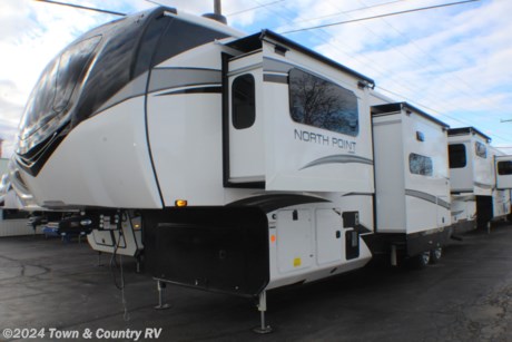 &lt;p class=&quot;MsoNormal&quot;&gt;&lt;span style=&quot;font-family: verdana, geneva, sans-serif; font-size: 12pt;&quot;&gt;It&amp;rsquo;s RV show time!&amp;nbsp; You&amp;rsquo;ve been to a show and have seen the &amp;ldquo;sale&amp;rdquo; prices that the dealers are offering.&amp;nbsp; But, how do you really know that getting your best deal?&lt;/span&gt;&lt;/p&gt;
&lt;p class=&quot;MsoNormal&quot;&gt;&lt;span style=&quot;font-family: verdana, geneva, sans-serif; font-size: 12pt;&quot;&gt;Town and Country RV is a family owned, low-pressure dealership that that would like to help you determine if you&amp;rsquo;re getting the great deal that you were expecting. Call or email us today and tell us what RV that you are interested in and we will happily give you our lowest Out-the-Door Price on any of our new or used RVs.&lt;/span&gt;&lt;/p&gt;
&lt;p class=&quot;MsoNormal&quot;&gt;&lt;span style=&quot;font-family: verdana, geneva, sans-serif; font-size: 12pt;&quot;&gt;And, unlike many other dealers, our Out-the-Door Price doesn&amp;rsquo;t have any strings attached. Even though we have extremely competitive rates and terms through our many lenders, you are not required to finance through our dealership to receive our best price. Many other dealers require you to take a much higher rate loan to get their best price.&amp;nbsp; Over time that can cost you thousands of dollars!&amp;nbsp;&lt;/span&gt;&lt;/p&gt;
&lt;p style=&quot;language: en-US; margin-top: 0pt; margin-bottom: 0pt; margin-left: 0in; text-indent: 0in;&quot;&gt;&lt;span style=&quot;font-size: 12pt; font-family: verdana, geneva, sans-serif; font-weight: bold;&quot;&gt;&lt;span style=&quot;line-height: 115%;&quot;&gt;Call or email today&amp;hellip; giving us a few minutes of your time can save you thousands!&lt;/span&gt;&lt;/span&gt;&lt;/p&gt;
&lt;p style=&quot;language: en-US; margin-top: 0pt; margin-bottom: 0pt; margin-left: 0in; text-indent: 0in;&quot;&gt;&amp;nbsp;&lt;/p&gt;
&lt;p style=&quot;language: en-US; margin-top: 0pt; margin-bottom: 0pt; margin-left: 0in; text-indent: 0in;&quot;&gt;&lt;span style=&quot;font-size: 12pt; font-family: verdana, geneva, sans-serif; font-weight: bold;&quot;&gt;Included in this Price:&lt;/span&gt;&lt;/p&gt;
&lt;p style=&quot;language: en-US; margin-top: 0pt; margin-bottom: 0pt; margin-left: 0in; text-indent: 0in;&quot;&gt;&lt;span style=&quot;font-family: verdana, geneva, sans-serif; font-size: 12pt; text-indent: 0in;&quot;&gt;Modern Farmhouse Interior&lt;/span&gt;&lt;/p&gt;
&lt;p style=&quot;language: en-US; margin-top: 0pt; margin-bottom: 0pt; margin-left: 0in; text-indent: 0in;&quot;&gt;&lt;span style=&quot;font-family: verdana, geneva, sans-serif; font-size: 12pt; text-indent: 0in;&quot;&gt;Customer Value Package&lt;/span&gt;&lt;/p&gt;
&lt;p style=&quot;language: en-US; margin-top: 0pt; margin-bottom: 0pt; margin-left: 0in; text-indent: 0in;&quot;&gt;&lt;span style=&quot;font-family: verdana, geneva, sans-serif; font-size: 12pt; text-indent: 0in;&quot;&gt;North Point Luxury Package&lt;/span&gt;&lt;/p&gt;
&lt;p style=&quot;language: en-US; margin-top: 0pt; margin-bottom: 0pt; margin-left: 0in; text-indent: 0in;&quot;&gt;&lt;span style=&quot;font-family: verdana, geneva, sans-serif; font-size: 12pt; text-indent: 0in;&quot;&gt;Five Star Handling Package&lt;/span&gt;&lt;/p&gt;
&lt;p style=&quot;language: en-US; margin-top: 0pt; margin-bottom: 0pt; margin-left: 0in; text-indent: 0in;&quot;&gt;&lt;span style=&quot;font-family: verdana, geneva, sans-serif; font-size: 12pt; text-indent: 0in;&quot;&gt;39&quot; Tailgate TV in Cargo Area&lt;/span&gt;&lt;/p&gt;
&lt;p style=&quot;language: en-US; margin-top: 0pt; margin-bottom: 0pt; margin-left: 0in; text-indent: 0in;&quot;&gt;&lt;span style=&quot;font-family: verdana, geneva, sans-serif; font-size: 12pt; text-indent: 0in;&quot;&gt;Generator LP Prep&lt;/span&gt;&lt;/p&gt;
&lt;p style=&quot;language: en-US; margin-top: 0pt; margin-bottom: 0pt; margin-left: 0in; text-indent: 0in;&quot;&gt;&lt;span style=&quot;font-family: verdana, geneva, sans-serif; font-size: 12pt; text-indent: 0in;&quot;&gt;Slideout (Awning)s&lt;/span&gt;&lt;/p&gt;
&lt;p style=&quot;language: en-US; margin-top: 0pt; margin-bottom: 0pt; margin-left: 0in; text-indent: 0in;&quot;&gt;&amp;nbsp;&lt;/p&gt;
&lt;p style=&quot;margin-top: 0pt; margin-bottom: 0pt; margin-left: 0in; text-indent: 0in;&quot;&gt;&lt;span style=&quot;font-family: verdana, geneva, sans-serif; font-size: 12pt;&quot;&gt;&lt;span style=&quot;font-weight: bold;&quot;&gt;Specs&lt;/span&gt;&lt;br&gt;Length&amp;nbsp; &amp;nbsp;43&#39;10&quot;&lt;br&gt;Unloaded Weight (lbs)&amp;nbsp; &amp;nbsp;15,584&lt;br&gt;Carrying Capacity (lbs)&amp;nbsp; 2,016&lt;br&gt;Sleeping Capacity&amp;nbsp; &amp;nbsp;6&lt;/span&gt;&lt;/p&gt;
&lt;p style=&quot;margin-top: 0pt; margin-bottom: 0pt; margin-left: 0in; text-indent: 0in;&quot;&gt;&lt;span style=&quot;font-family: verdana, geneva, sans-serif; font-size: 12pt;&quot;&gt;&lt;br&gt;&lt;span style=&quot;font-weight: bold; vertical-align: baseline;&quot;&gt;W&lt;/span&gt;&lt;span style=&quot;font-weight: bold;&quot;&gt;arranty&lt;br&gt;2 Year Hitch to Bumper&lt;/span&gt;&lt;/span&gt;&lt;/p&gt;
&lt;p style=&quot;language: en-US; margin-top: 0pt; margin-bottom: 0pt; margin-left: 0in; text-indent: 0in;&quot;&gt;&lt;span style=&quot;font-size: 12pt; font-family: verdana, geneva, sans-serif; color: black; font-weight: bold;&quot;&gt;Town and Country&amp;rsquo;s &amp;ldquo;Out-the-Door Pricing&amp;rdquo;.&lt;/span&gt;&lt;/p&gt;
&lt;p style=&quot;language: en-US; margin-top: 0pt; margin-bottom: 0pt; margin-left: 0in; text-indent: 0in;&quot;&gt;&lt;span style=&quot;font-size: 12pt; font-family: verdana, geneva, sans-serif; color: black;&quot;&gt;Unfortunately, many other dealers add on extra fees to their customer&amp;rsquo;s camper purchases at the time of closing, potentially costing the customers hundreds, possibly, thousands of dollars.&amp;nbsp; We do not!&amp;nbsp;&lt;br&gt;The best way to protect yourself from this happening to you is to ask for the dealer&amp;rsquo;s &amp;ldquo;Out-the-Door Price&amp;rdquo;.&amp;nbsp;&amp;nbsp; Town and Country RV will always be happy to give you our &amp;ldquo;Out-the-Door price&amp;rdquo;!&lt;/span&gt;&lt;/p&gt;