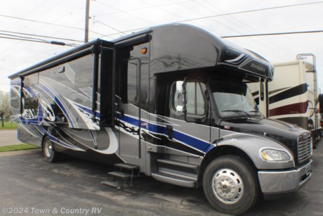 &lt;p&gt;&lt;span style=&quot;font-family: verdana, geneva, sans-serif; font-size: 12pt;&quot;&gt;Engine Cummins/In-Line, Chassis Brand Freightliner, Chassis Model S2RV Series,6.7 Litres, Full Body Paint, 2 Slides, Air, Awning, Furnace, Back up Camera, Bunks, Back Bedroom, Back Bathroom, Bunk-Over Cab, Sofa/Bed, 3 TV&#39;s, Fireplace, Refrigerator, Microwave, Stove Top, Pantry, Sleeps 10, GVWR: 29,000#.&lt;/span&gt;&lt;/p&gt;
&lt;p style=&quot;language: en-US; margin-top: 0pt; margin-bottom: 0pt; margin-left: 0in; text-indent: 0in;&quot;&gt;&lt;span style=&quot;font-size: 12pt; font-family: verdana, geneva, sans-serif; color: black; font-weight: bold;&quot;&gt;Town and Country&amp;rsquo;s &amp;ldquo;Out-the-Door Pricing&amp;rdquo;.&lt;/span&gt;&lt;/p&gt;
&lt;p style=&quot;language: en-US; margin-top: 0pt; margin-bottom: 0pt; margin-left: 0in; text-indent: 0in;&quot;&gt;&lt;span style=&quot;font-size: 12pt; font-family: verdana, geneva, sans-serif; color: black;&quot;&gt;Unfortunately, many other dealers add on extra fees to their customer&amp;rsquo;s camper purchases at the time of closing, potentially costing the customers hundreds, possibly, thousands of dollars.&amp;nbsp; We do not!&amp;nbsp; &lt;br&gt;The best way to protect yourself from this happening to you is to ask for the dealer&amp;rsquo;s &amp;ldquo;Out-the-Door Price&amp;rdquo;.&amp;nbsp;&amp;nbsp; Town and Country RV will always be happy to give you our &amp;ldquo;Out-the-Door price&amp;rdquo;! &lt;/span&gt;&lt;/p&gt;
&lt;p&gt;&amp;nbsp;&lt;/p&gt;