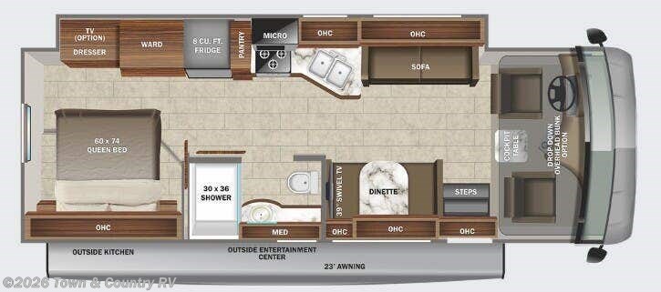 Floorplan of 2022 Jayco Alante 29S