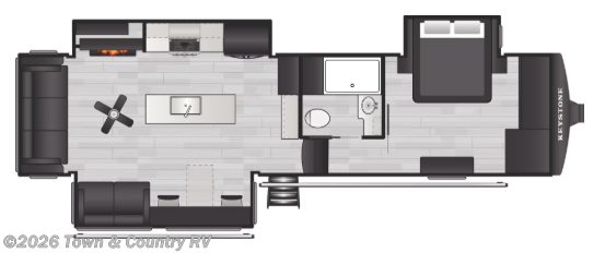 Floorplan of 2027 Keystone Montana High Country 290RL