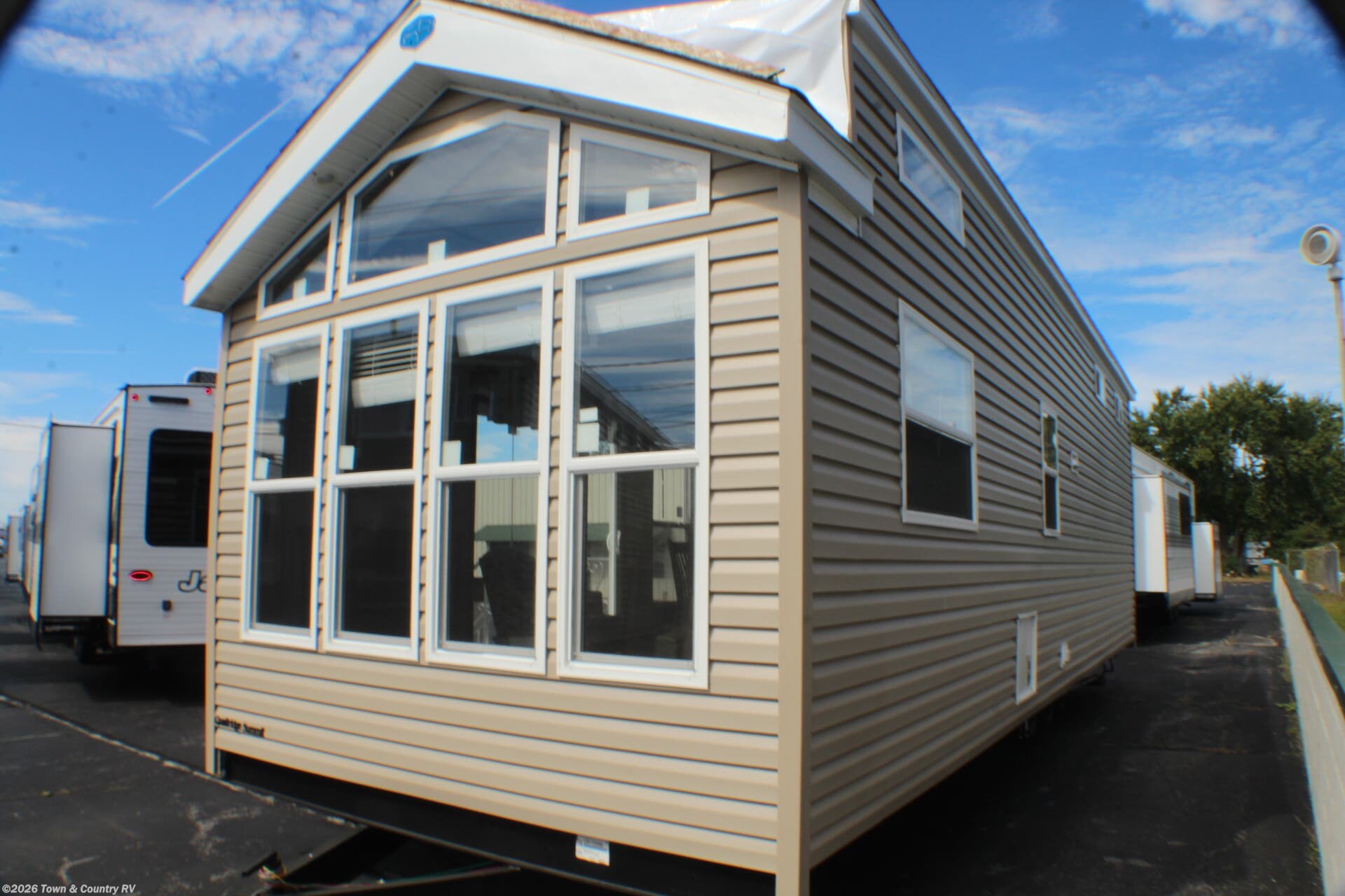 2027 Forest River Quailridge 355FLL - New Park Model For Sale by Town & Country RV in Clyde, Ohio features Carpeted