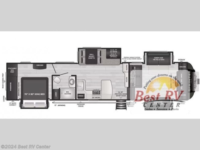 2023 Sprinter Limited 3670FLS by Keystone from Best RV Center in Turlock, California