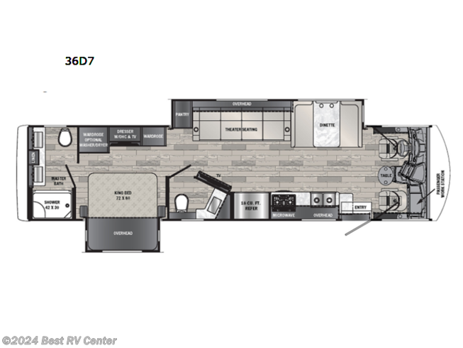 2023 Forest River Georgetown 7 Series 36D7 - New Class A For Sale by Best RV Center in Turlock, California