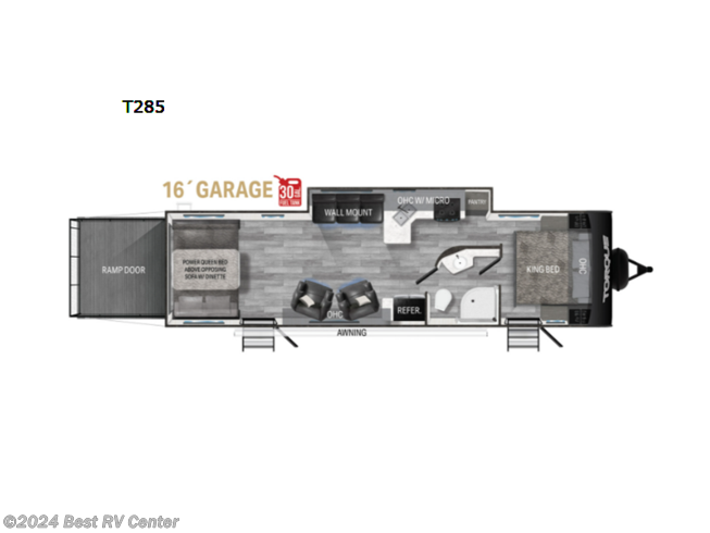 2024 Heartland Torque T285 - New Toy Hauler For Sale by Best RV Center in Turlock, California