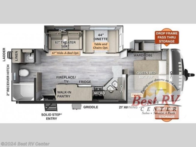 2024 Rockwood Ultra Lite 2606WS by Forest River from Best RV Center in Turlock, California