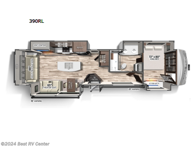 2022 Palomino River Ranch 390RL - New Fifth Wheel For Sale by Best RV Center in Turlock, California