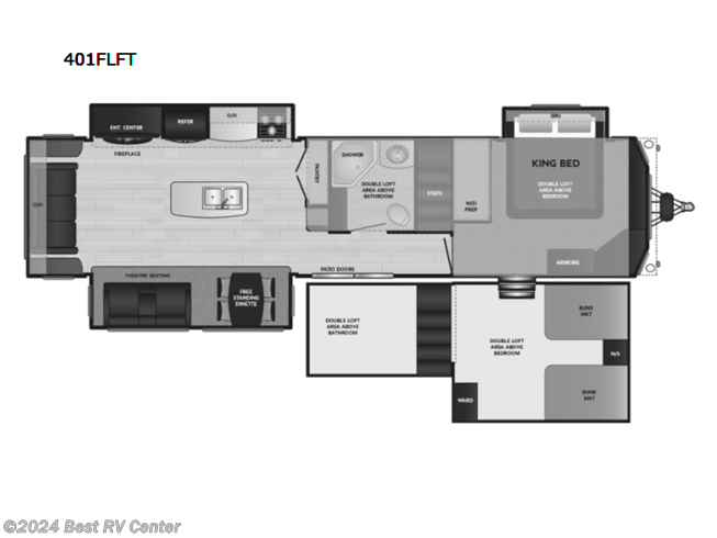 2024 Keystone Residence 40FLFT - New Destination Trailer For Sale by Best RV Center in Turlock, California