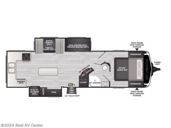 2024 Keystone Outback Ultra Lite 296URK - New Travel Trailer For Sale by Best RV Center in Turlock, California