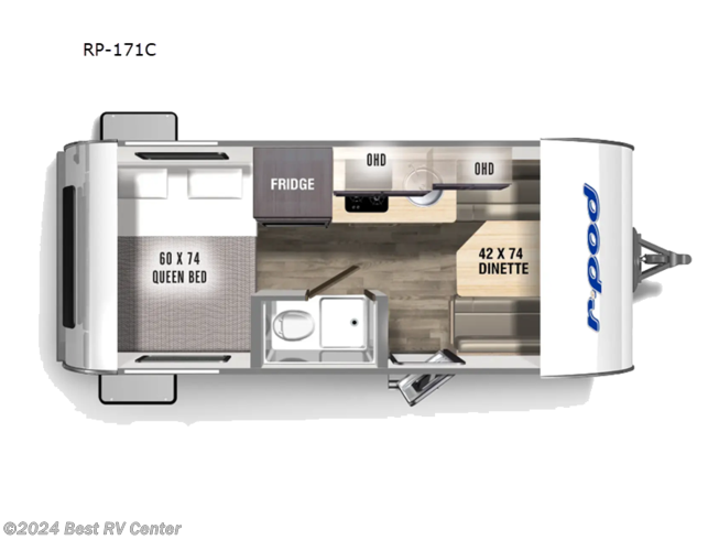 2024 Forest River R Pod RP-171C - New Travel Trailer For Sale by Best RV Center in Turlock, California