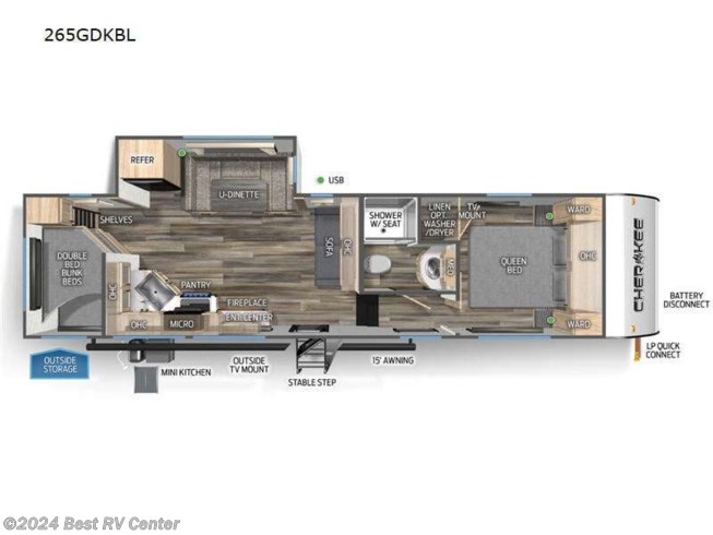 2024 Forest River Cherokee Black Label 265GDKBL - New Fifth Wheel For Sale by Best RV Center in Turlock, California