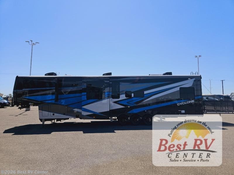 2025 Heartland Cyclone 4006 - New Toy Hauler For Sale by Best RV Center in Turlock, California features Slideout