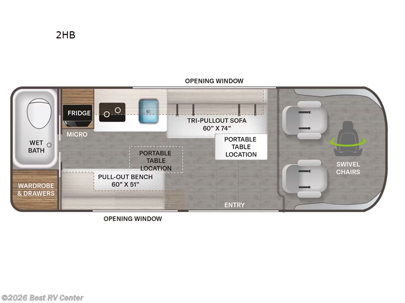 2025 Thor Motor Coach Twist 2HB - New Class B For Sale by Best RV Center in Turlock, California