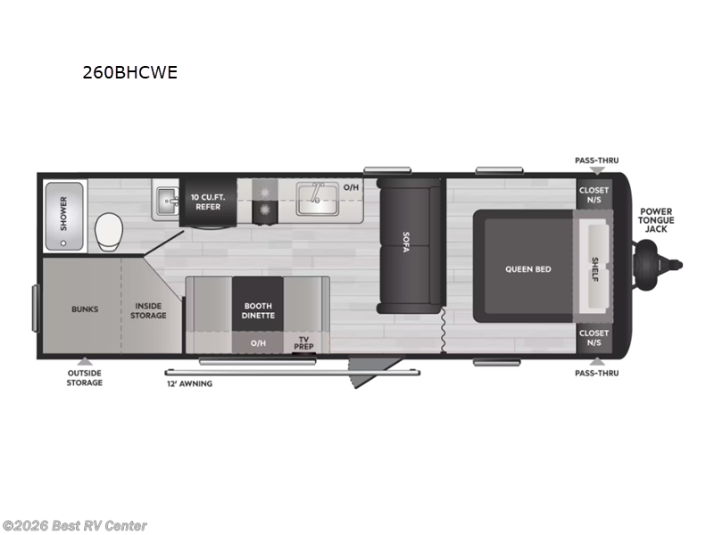 2025 Keystone Springdale Classic 260BHCWE - New Travel Trailer For Sale by Best RV Center in Turlock, California