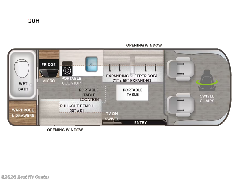 2025 Thor Motor Coach Tellaro 20H - New Class B For Sale by Best RV Center in Turlock, California