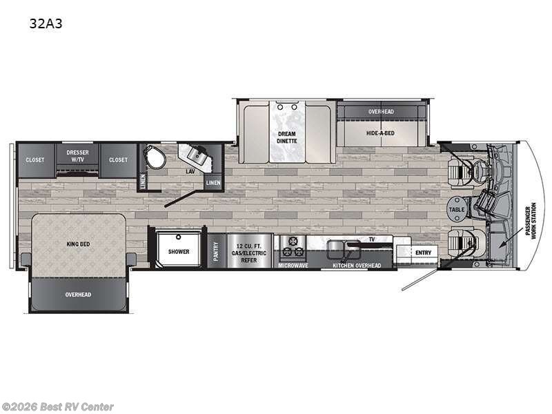 2025 Forest River Georgetown 3 Series 32A3 - New Class A For Sale by Best RV Center in Turlock, California features Slideout