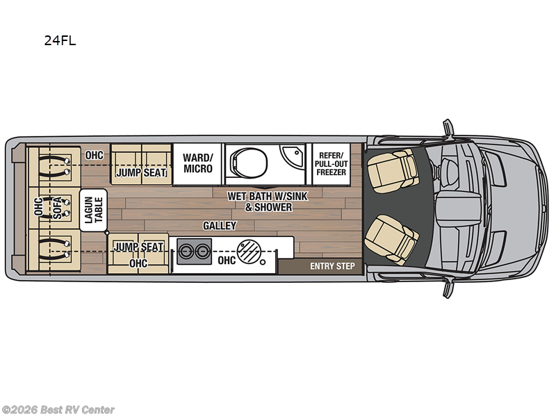 2025 Coachmen Galleria 24FL - New Class B For Sale by Best RV Center in Turlock, California