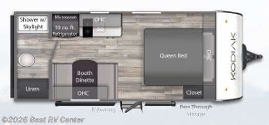 2026 Dutchmen Kodiak 179RBS - New Travel Trailer For Sale by Best RV Center in Turlock, California