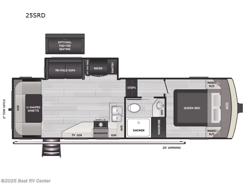 2025 Keystone Arcadia Select 25SRD - New Fifth Wheel For Sale by Best RV Center in Turlock, California features Slideout