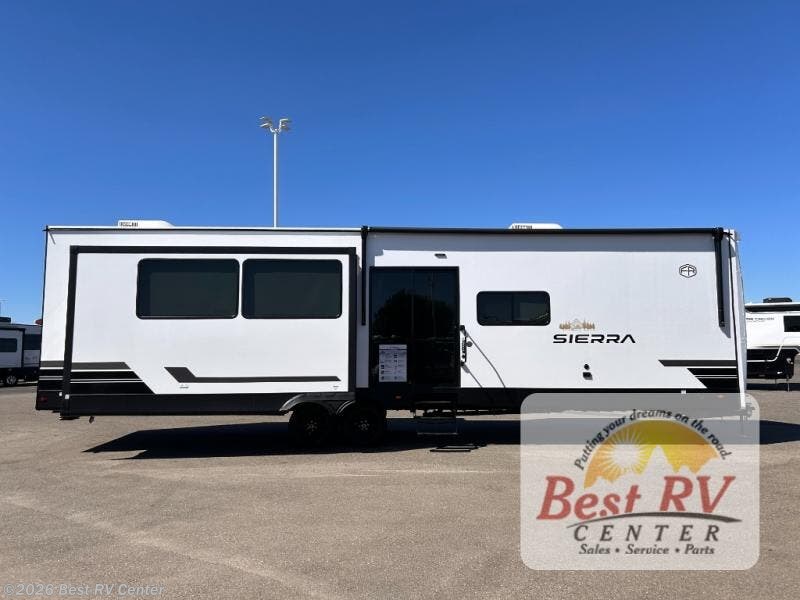 2026 Forest River Sierra Destination Trailers 396RKLR - New Destination Trailer For Sale by Best RV Center in Turlock, California features Slideout