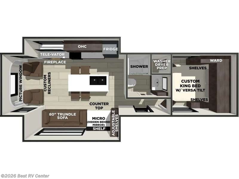 2026 Forest River Wildwood 270ZENX - New Travel Trailer For Sale by Best RV Center in Turlock, California