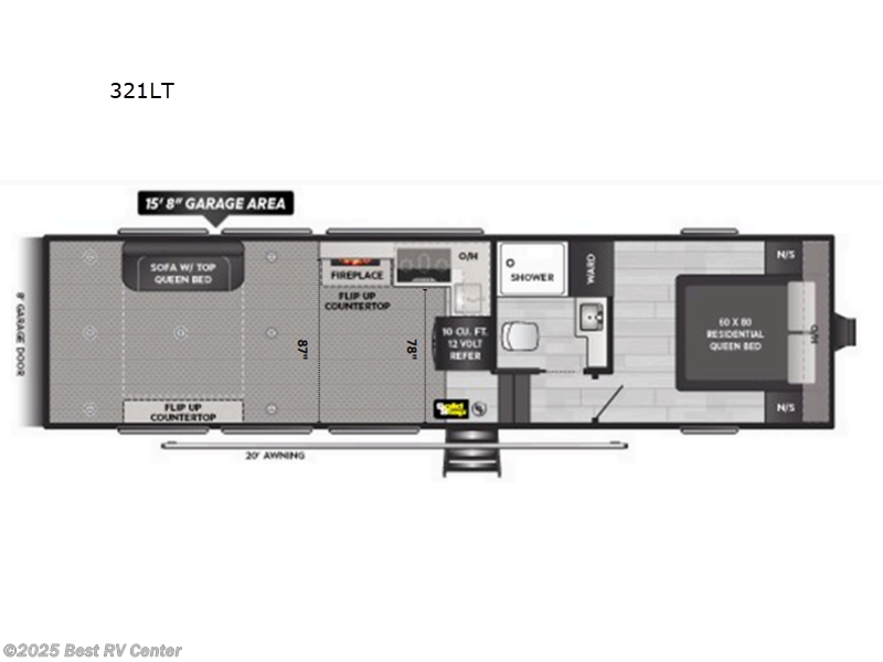 2026 Keystone Fuzion Impact Edition 321LT - New Toy Hauler For Sale by Best RV Center in Turlock, California