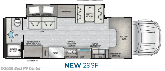 2026 East to West Bravado 29SF - New Super C For Sale by Best RV Center in Turlock, California
