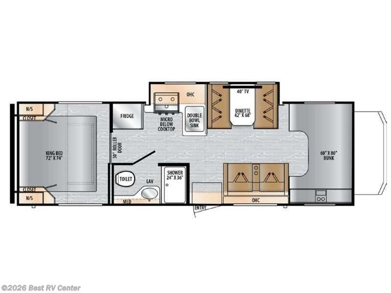 2026 East to West Entrada 2800S - New Class C For Sale by Best RV Center in Turlock, California features Slideout