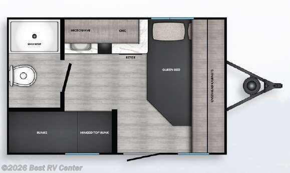 2026 Dutchmen Aspen Trail Mini 13bh - New Travel Trailer For Sale by Best RV Center in Turlock, California