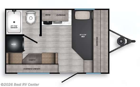 2026 Dutchmen Aspen Trail Mini 13RD - New Travel Trailer For Sale by Best RV Center in Turlock, California