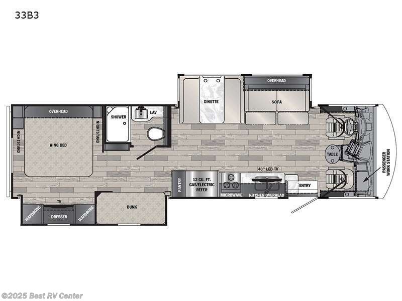 2026 Forest River Georgetown 3 Series 33B3 - New Class A For Sale by Best RV Center in Turlock, California features Slideout