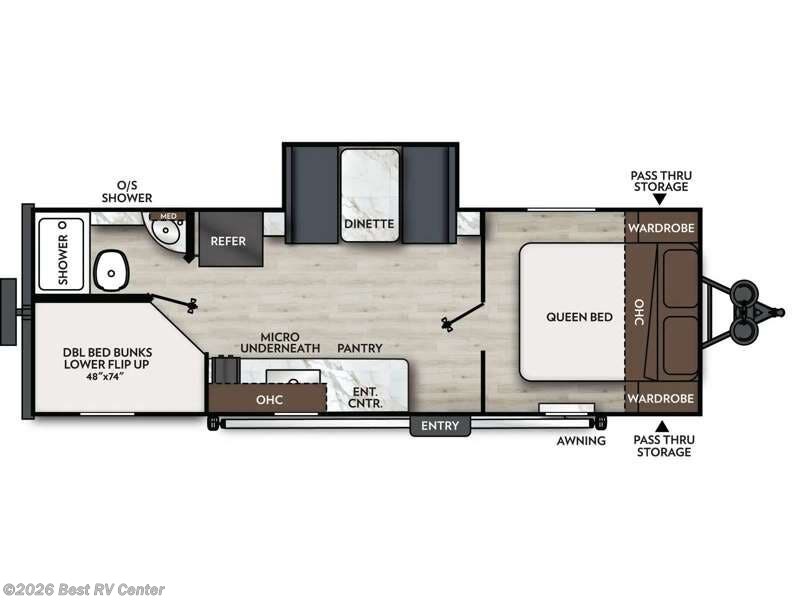 2026 Coachmen Apex Nano 228BHS - New Travel Trailer For Sale by Best RV Center in Turlock, California features Slideout