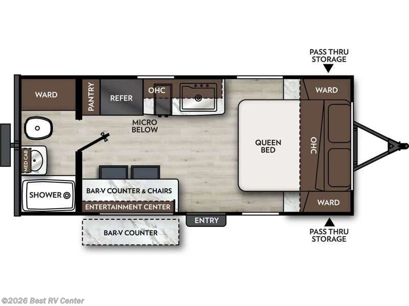 2026 Coachmen Apex Nano 181RB - New Travel Trailer For Sale by Best RV Center in Turlock, California