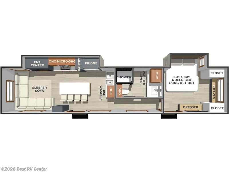 2026 Forest River Lost Pines HEMLOCK - New Destination Trailer For Sale by Best RV Center in Turlock, California