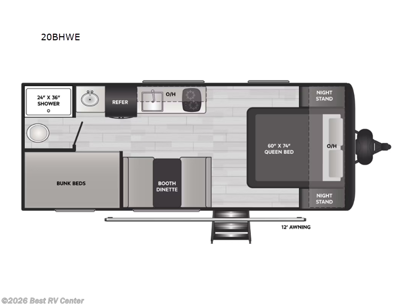 2026 Keystone Springdale Classic 20BHWE - New Travel Trailer For Sale by Best RV Center in Turlock, California